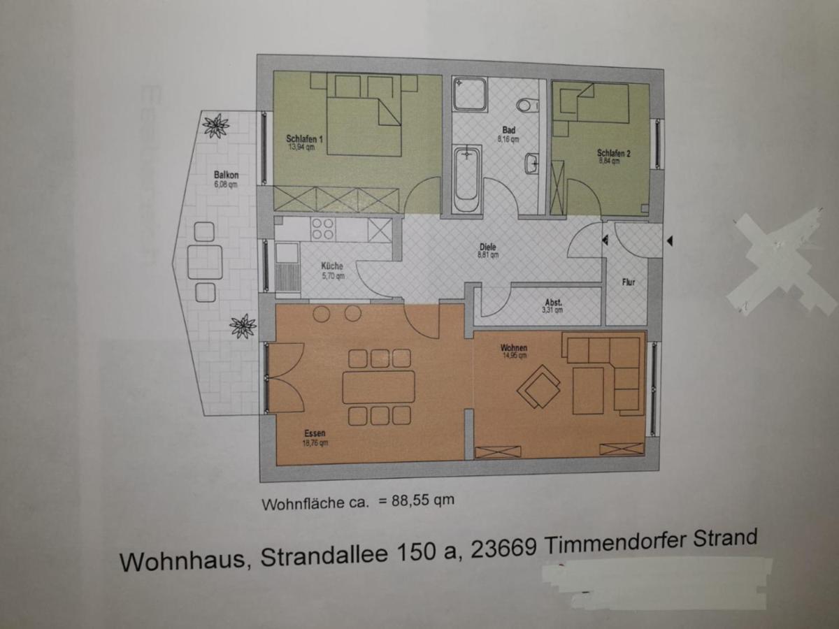 Strandallee 150A Тиммендорфер-Штранд Экстерьер фото